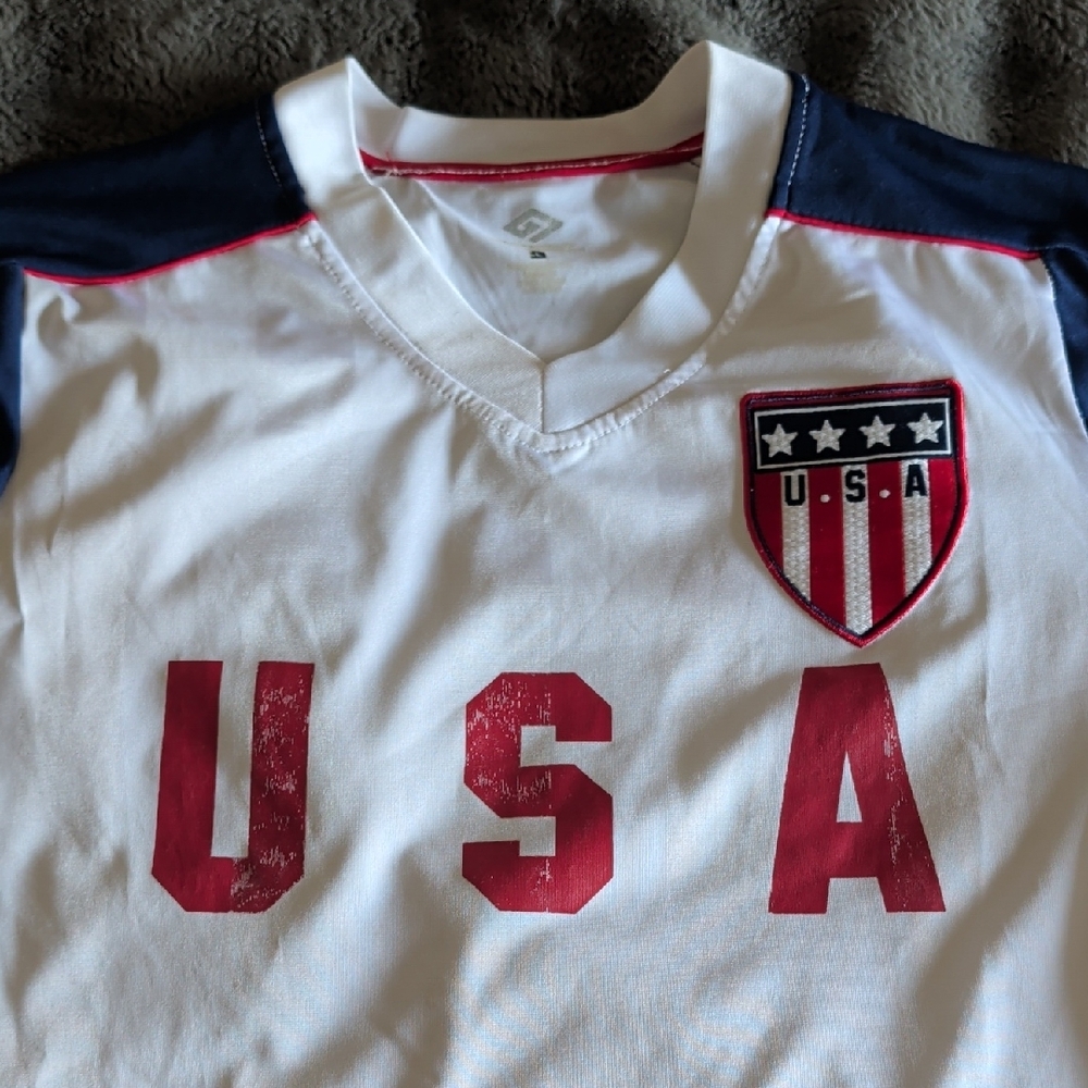 USA Soccer Jersey - Red White and Blue Mens Large - Picture 2 of 5